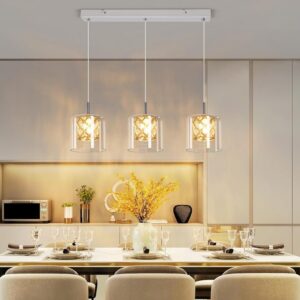 Pendelleuchte Esstisch Glas 3 Flammig
