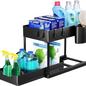 Unter Waschbecken Regal Spülschrank Organizer, 2 Etagen Standregal