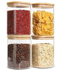 1L Vorratsdosen Glas 4er Set