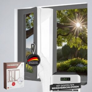 Fensterabdichtung für Klimaanlage - 400cm - Effektive Isolation für Fenster