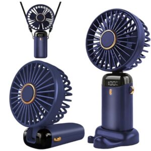 Kleiner Taschenventilator Mit 5 Geschwindigkeitsstufen, Faltbarer USB-Ventilator