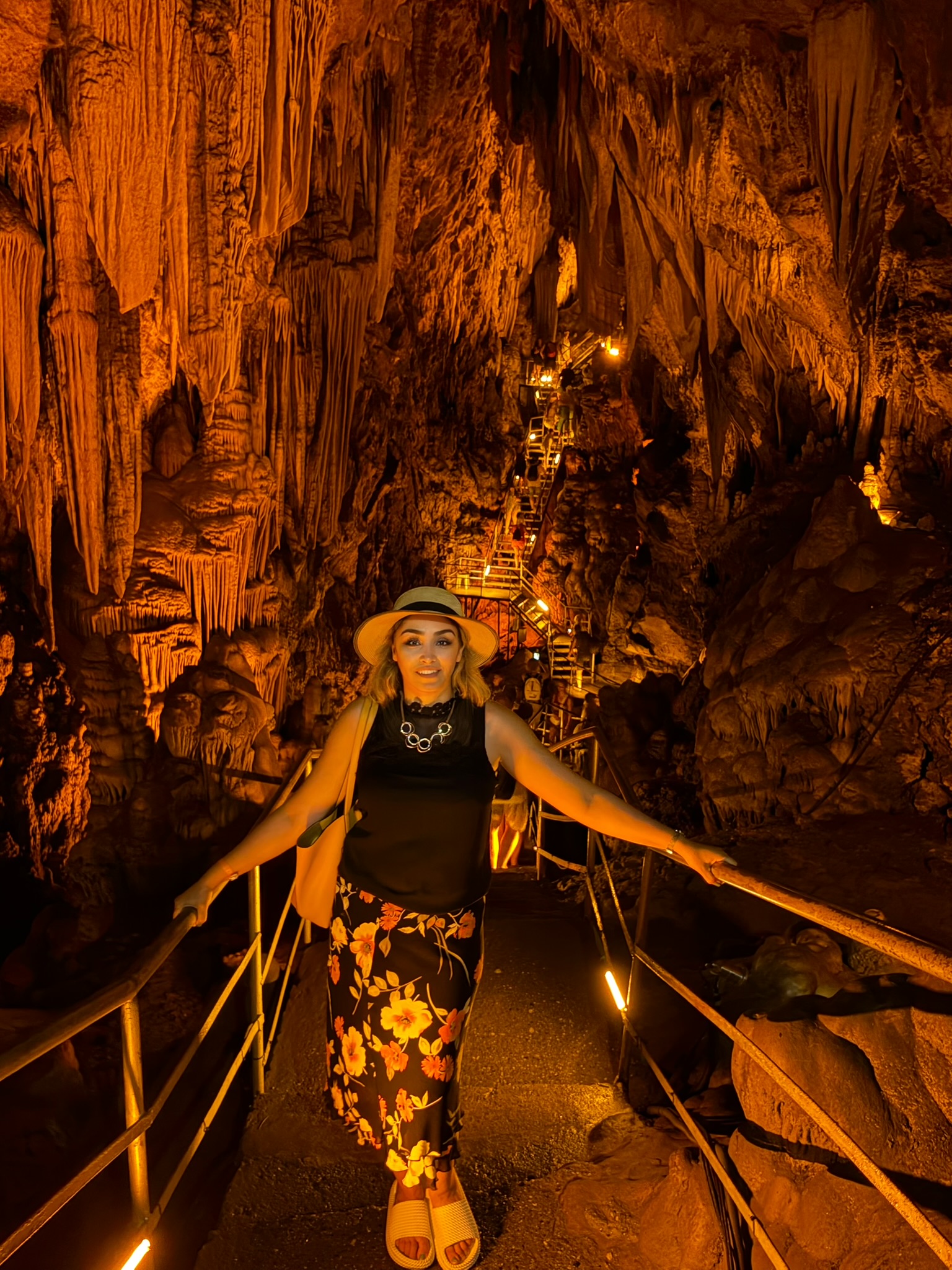 Ausflug in eine Höhle bei Alanya